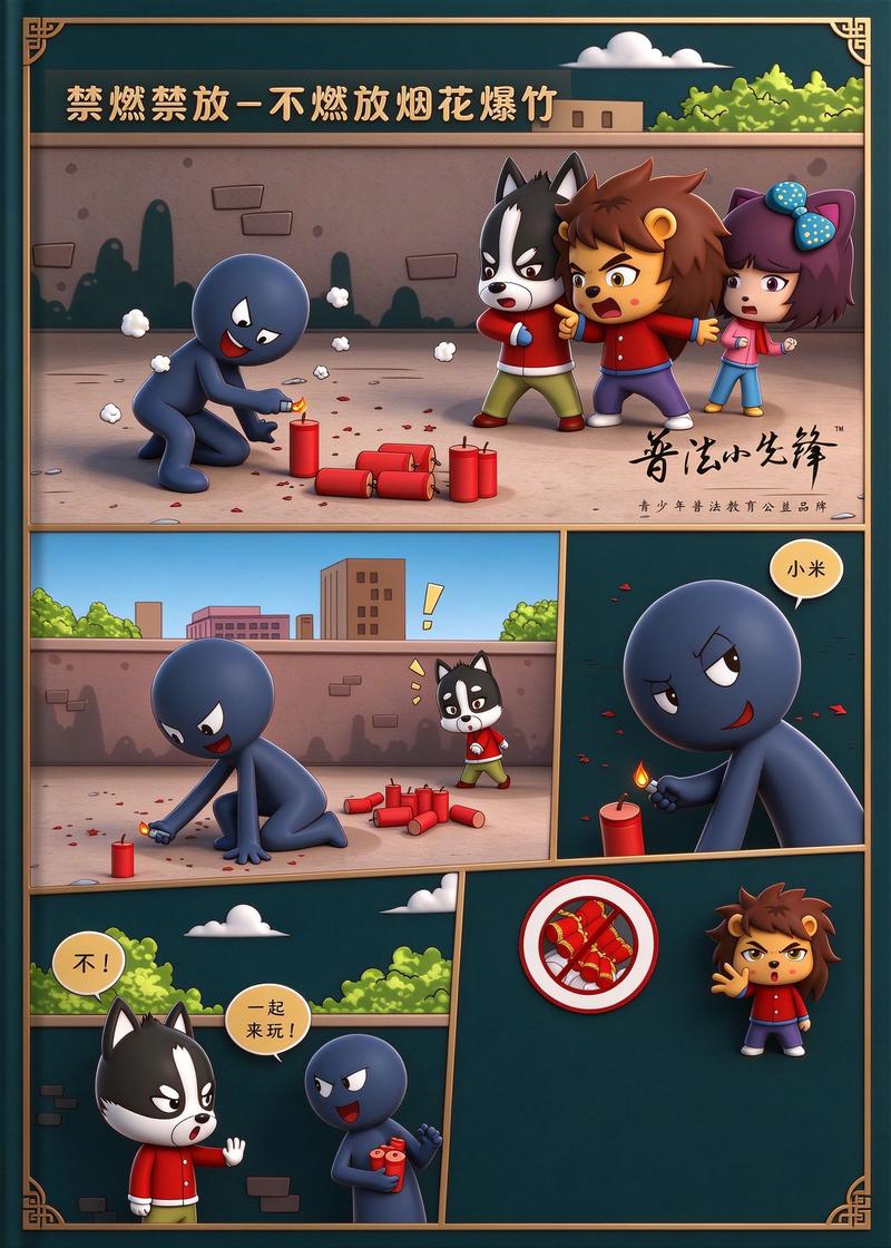 青少年禁燃禁放宣传册