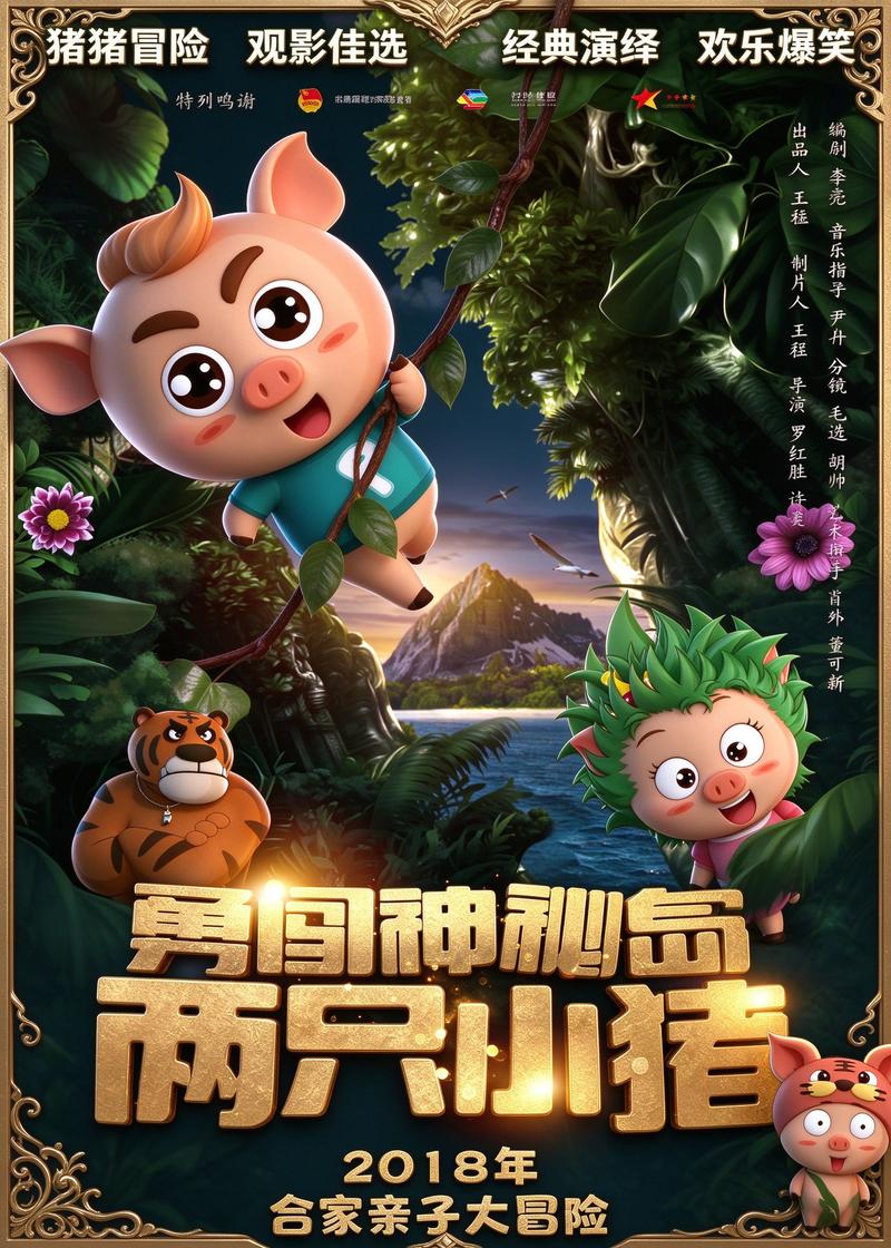 两只小猪